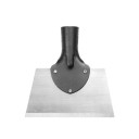 Pala metallica per erbacce 18x10 cm Acciaio al manganese Pala da giardino multifunzionale Pala disgelante in acciaio inox per piantare e pulire il terreno 1