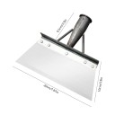 Pala metallica per erbacce 20x10 cm Acciaio al manganese Pala da giardino multifunzionale Pala sbrinatrice in acciaio inox per piantare e pulire il terreno 2