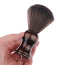 Pălăria moale de bărbierit 10,5 x 3,5 cm Pălărie de bărbierit din nailon cu mâner din lemn Pălărie de spumare pentru salon de bărbierit și utilizare 5