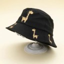 Pălărie de bumbac pentru copii cu girafă Circumferința capului 50–52 cm Pălărie de vară pentru copii 2–5 ani Pălărie ușoară de protecție împotriva soarelui pentru copii 3