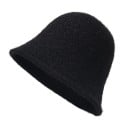 Pălărie de lână caldă pentru femei, mărime universală, lână, poliester, pălărie moale și călduroasă pentru iarnă, accesoriu elegant 1