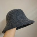 Pălărie de lână călduroasă pentru femei, Mărime universală, Lână, poliester, Pălărie de iarnă călduroasă, Accesoriu elegant pentru toamnă 2