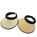 Pălărie de paie cu protecție UV 57-60 cm, pălărie de soare pentru exterior pentru adulți, stil casual, protecție solară primăvară-vară-toamnă 10