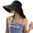 Pălărie de soare unisex cu bor larg, 56-60 cm, cu protecție solară UPF, vară, primăvară-vară 4