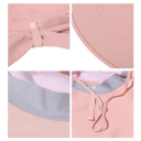 Pălărie de soare unisex cu bor larg, 56-60 cm, cu protecție solară UPF, vară, primăvară-vară 6