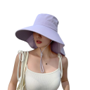 Pălărie de soare unisex cu bor larg, 56-60 cm, cu protecție solară UPF, vară, primăvară-vară 7