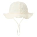 Pălărie din bumbac pentru copii cu șnur de legare Circumferința capului 34–39 cm Vizieră 23 cm Adâncime 13 cm Pălărie pentru sugari 9