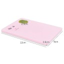 Paleta de acrílico jade para pestañas 12 x 9 x 0,6 cm Soporte para extensión de pestañas Base cosmética para pegamento Herramienta 4