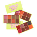 Paleta de blush cremoso 14,6 x 7,6 cm Paleta de blushs multicolorida para o rosto Textura cremosa suave Maquilhagem de longa duração 2