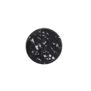 Paleta de colagem para pestanas 2,5 cm Pedra de jade rosa-esverdeada Pequeno suporte para cola Base reutilizável para aplicação de pestanas 1