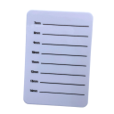 Paleta de pestanas com faixa ajustável 7–14 mm Placa de aplicação Suporte de pestanas Placa manual de extensão de pestanas Ferramenta de treino 1