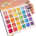Paleta de sombras de olhos brilhantes e mate 30 cores Sombras de olhos brilhantes Sombras de olhos mate Sombras ultra pigmentadas Longa duração À 1