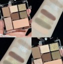 Paleta de sombras de olhos cintilantes 7 cores Sombras de olhos cintilantes Sombras de olhos mate Sombras ultra pigmentadas Longa duração À prova de água 10