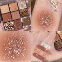 Paleta de sombras de olhos Sombras brilhantes V191 3