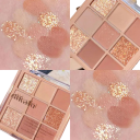 Paleta de sombras de olhos Sombras de olhos brilhantes 1