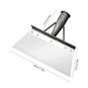 Paletta in metallo per erbacce 30x10 cm Acciaio al manganese Paletta da giardino multifunzionale 2