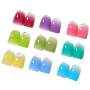 Palette de 9 gels de peinture de transition pour ongles UV LED dans une boîte pour ombré et nail art précis 3