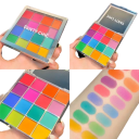 Palette de fards à paupières mats 16 couleurs Fards à paupières scintillants Fards à paupières mats Fards ultra pigmentés Longue tenue Waterproof 2