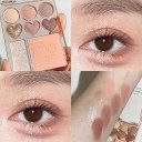 Palette di ombretti 8 colori 9,4 g Finitura opaca lucida e glitterata Ombretti waterproof a lunga durata Makeup illuminante 3