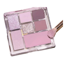 Palette of Shimmering Eyeshadows 7 Colours Shimmering Eyeshadows Matte Eyeshadows Ultra Pigmented Shadows Long-Lasting Waterproof 10