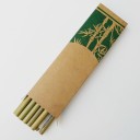 Palhinhas de bambu com escova 10 pcs 5