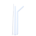 Palhinhas reutilizáveis com escova de limpeza 2 pcs 3