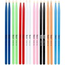 Palillos de batería profesionales de colores 5A/7A 1 par, palillos de batería resistentes, accesorios para baterías, para tocar en conciertos 12