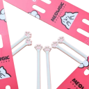 Palillos de entrenamiento para niños Patas de gato Palillos de aprendizaje para principiantes Palillos auxiliares para sushi y fideos Utensilios de cocina para niños 4