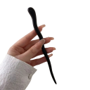 Palillos de madera estilo chino 18cm Elegante vintage hanfu cheongsam Horquilla para el cabello de dama Accesorio tradicional para el cabello 3