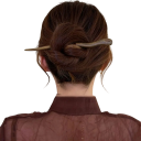 Palillos de madera estilo chino 18cm Elegante vintage hanfu cheongsam Horquilla para el cabello de dama Accesorio tradicional para el cabello 2