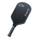 Pálka na pickleball karbonová 41,9 x 19,1 cm Tloušťka 16 mm Polymerové voštinové jadro Texturovaný povrch Čierna so šedým okrajom 3