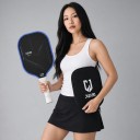 Pálka na pickleball s krytom a 2 loptičkami 40,6 x 19,1 x 1,6 cm Termoformovaný karbon Pěnový okraj Textúrovaný povrch Čierna s modrým lemom 6