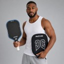 Pálka na pickleball z uhlíkových vláken s krytom Tloušťka 14 mm Tepelne tvarovaná Protiahnutý tvar Pre silu a rotáciu 5