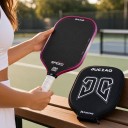 Pálka na pickleball z uhlíkových vláken s krytom Tloušťka 14 mm Tepelne tvarovaná Protiahnutý tvar Pre silu a rotáciu 11
