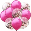 Palloncini di compleanno con coriandoli 10 pz 19
