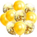 Palloncini di compleanno con coriandoli 10 pz 5