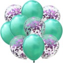 Palloncini di compleanno con coriandoli 10 pz 8