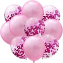 Palloncini di compleanno con coriandoli 10 pz 9