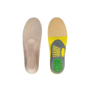 Palmilhas de gel amarelas Ortopédicas Amortecimento Suporte de arco Conforto ao caminhar Calçado desportivo e de trabalho Design unissexo 2