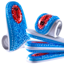 Palmilhas de gel de cor neutra Palmilhas ortopédicas com amortecimento de impactos Conforto ao caminhar Material de gel respirável Uso universal 2