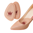 Palmilhas para sapatos 4 pcs Cor bege Palmilhas macias para conforto ao usar sapatos Amortecem a pressão na parte frontal do pé Invisíveis no sapato 2
