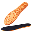 Palmilhas pretas para sapatos Altura 1,5 cm Aumento de estatura Palmilhas de espuma confortáveis Amortecimento de impactos Elevação invisível 1