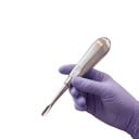 Pâlnia de extracție dentară (elevatoare) cu vârf drept de 4 mm din oțel inoxidabil, argintie, instrument chirurgical pentru extracția dinților în stomatologie 4
