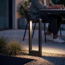 Palo LED da Giardino Impermeabile 15 W COB Luce Bianca Calda 3000 K 60 cm Alluminio DC 12 V Nero Illuminazione Esterna per Cortile e Prato 2