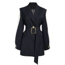 Palton de dama negru P2438 1