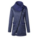 Palton fashion de dama cu guler J1214 9
