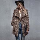 Palton leopard de damă P2495 1