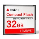 Pamäťová karta CF Compact Flash LEMIWEI 32 GB Digitálna pamäťová karta Biela a červená Do digitálneho fotoaparátu aj čítačky kariet CF 2