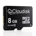 Pamäťová karta Cloudisk Micro SD 8 GB MicroSDHC Class 10 Čierna Na ukladanie fotografií videí hudby a dokumentov i prenos dát 2