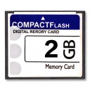 Pamäťová karta CompactFlash CF 2 GB 4,2 x 3,6 cm Bielo-modrá Pre digitálny fotoaparát Na fotografie a dáta Do zariadení so slotom CF 1